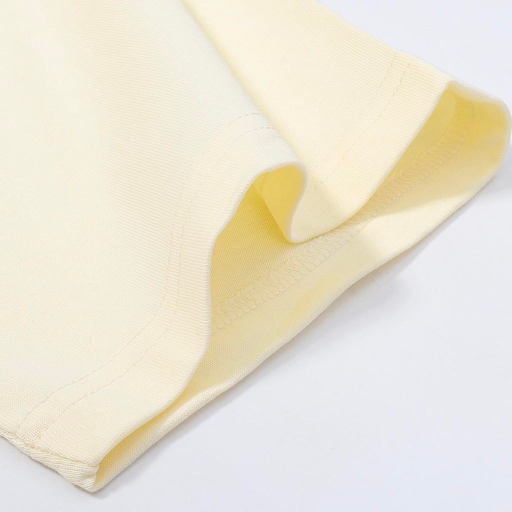 Rhude T-shirts Alpine Villa Printed Cotton Casual Short Sleeve Men and Women