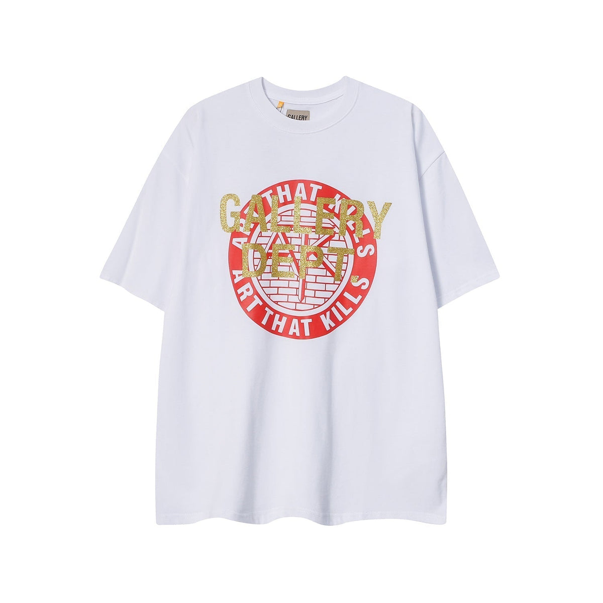 Gallery Dept T Shirts Men's Vintage Los Angeles Short-Sleeved T-shirt Gallery Dept Printed Loose
