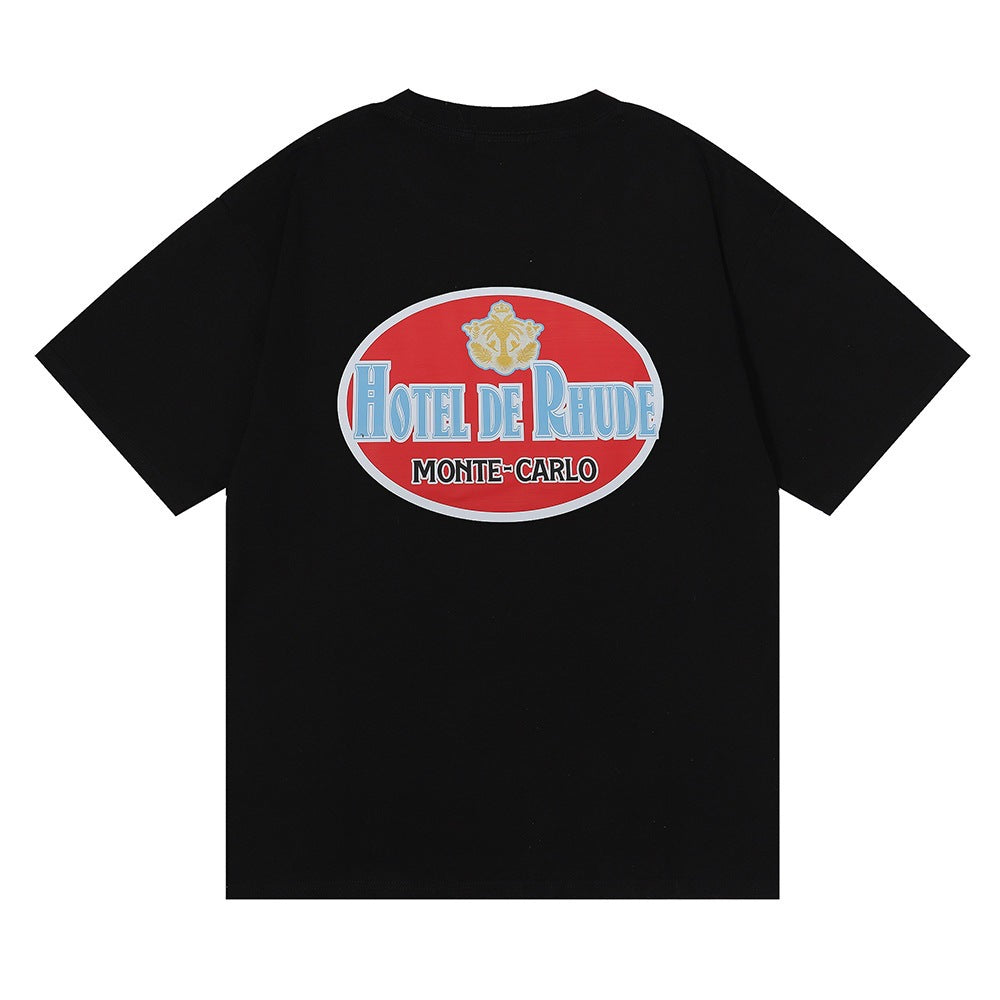 Rhude T-shirt Short Sleeve T-shirt Loose