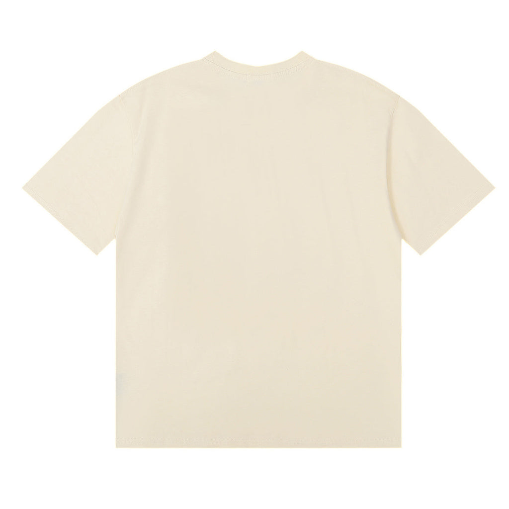 Rhude T-shirts Sailing Nautical Printing Cotton Casual Short Sleeves Men and Women