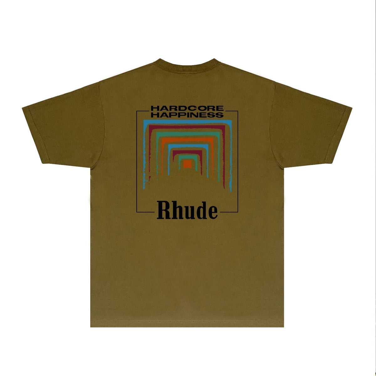 Rhude T-shirts Printed Trendy Pure Cotton