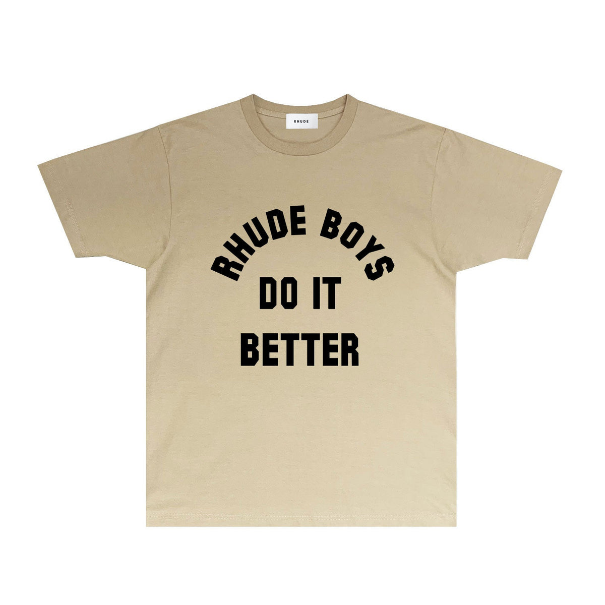 Rhude T-shirts Printed Trendy Pure Cotton