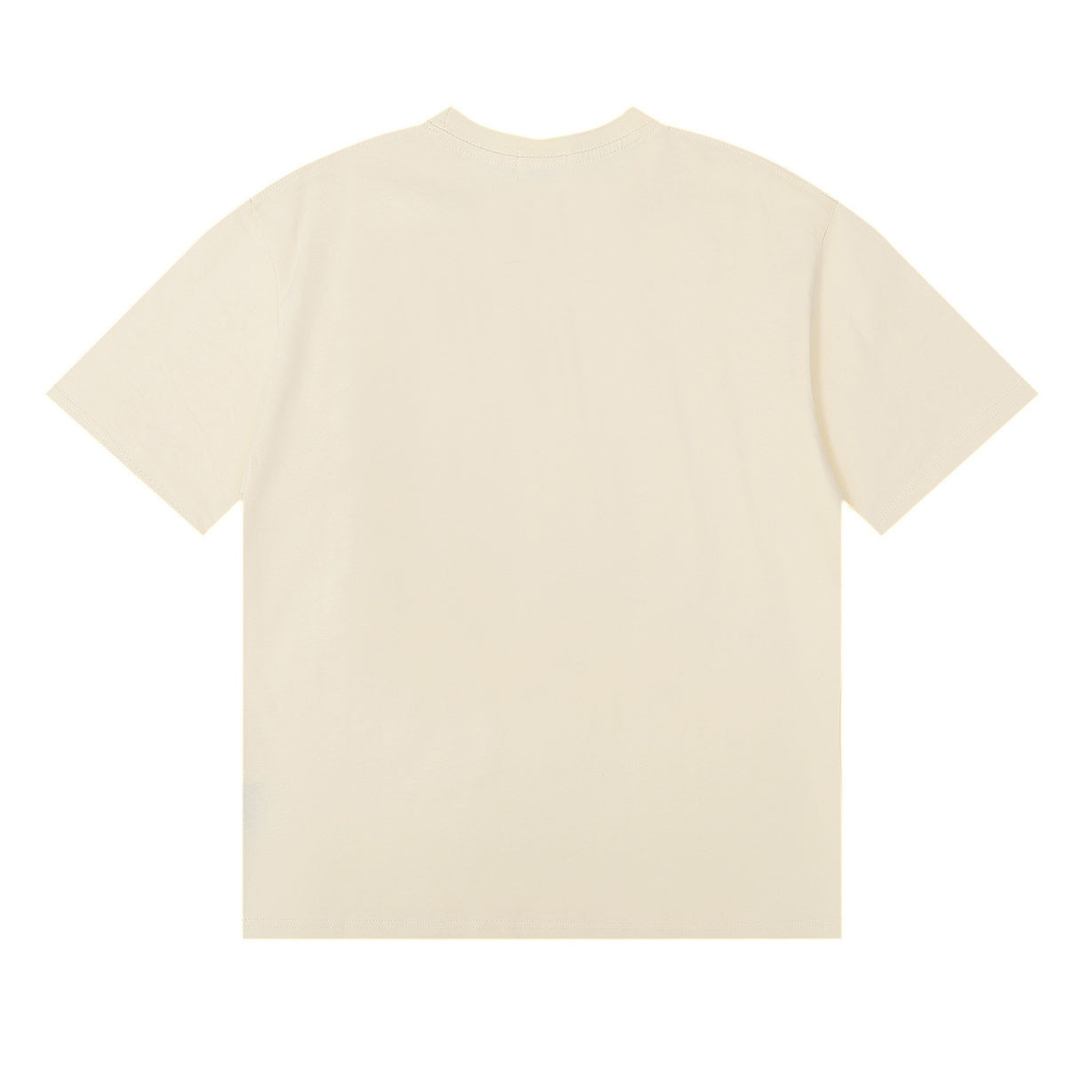 Rhude T-shirts Beach Coconut House Printed Cotton Casual Crew Neck Short Sleeve Men and Women